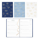 Letts - 2024-2025 agenda académique hebdomadaire/mensuel - 8 1/4 po x 5 7/8 po - Collection Zodiac assortie - Multilingue-12 mois, août 2024 à juillet 2025