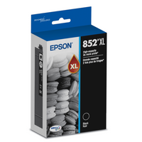 Epson - Cartouche d'encre DURABrite Ultra T852 - grande capacité - Noir-Le système d’impression Epson est particulièrement conçu pour être utilisé avec les encres d’origine Epson. L’utilisation d’encres non authentiques peut entraîner des dommages qui ne sont pas couverts par la garantie limitée de l’imprimante