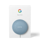 Google - Nest Mini 2e génération, bleu ciel-Vous pouvez accrocher le Nest Mini directement au mur, que ce soit dans votre cuisine, votre chambre à coucher, votre salle de séjour ou votre entrée (Une prise de courant à proximité est requise). Il est facile à fixer et à atteindre, et n'est jamais encombrant