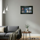 Johnny Bower Career Collage - Impression encadree - 36" x 24"-Prêt à accrocher - livré entièrement assemblé