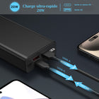 MyBat - Batterie externe Pro 10 000 mAh 20 W - Noir-Se recharge en environ 1,5 heure via USB-C ou Micro USB