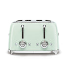 SMEG - Toaster 4 tranches 4x4 - vert pastel-Fentes larges avec centrage automatique, pour des tranches de différentes épaisseurs