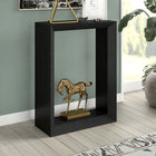 Hudson&Canal - Console Osmond 22" L - Grain noir-Finition en grain noir aspect bois