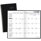 AT-A-GLANCE - Agenda mensuel de poche 2026 - 6 1/16 po H x 3 5/8 po l - noir - bilingue-Format des pages : 6 1/16 po H x 3 5/8 po l