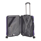 Nicci - Ensemble de 3 valises - Collection Grove - Pourpre-Roues pivotantes à 8-360 degrés