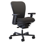 Nightingale - CXO Chaise robuste à dossier moyen - Noir-Bras réglables faciles à utiliser avec mouvements verticaux et horizontaux verrouillables pour un confort individuel