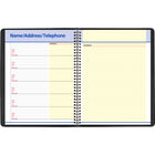 AT-A-GLANCE - Cahier de rendez-vous mensuel QuickNotes 2026 - 10 7/8 po H x 8 1/4 po l - noir - anglais-40 pages de notes QuickNotes