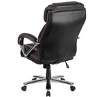 Flash Furniture - Fauteuil de direction à pivot, série Hercules pour tailles fortes, avec siège très large, noir (GO2092M1BK)-Bouton de réglage de la tension d'inclinaison