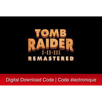Tomb Raider I-III Remastered Starring Lara Croft for Nintendo Switch [Code Electronique]-Genre : Action, Aventure