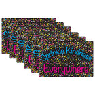 Ashley Productions - Smart Poly Tapis de souris pour ordinateur - 8" x 10" - Saupoudrez de gentillesse partout - Paquet de 6-Commencez votre journée du bon pied avec ces accessoires élégants et fonctionnels qui arborent des citations inspirantes et des expressions positives.