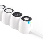 360 ​​Electrical - Multiprise rotative à 5 prises PowerCurve 2.4 de avec ports USB et un cordon de 4 pieds - Blanc-Deux prises alimentées par USB de 2.4 A/12 W pour un accès facile au chargement de deux appareils
