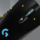 Souris gaming Logitech® G703 LIGHTSPEED sans fil avec capteur HERO 25K - noir-Système de Tension de Bouton Mécanique: Pour une sensation de clic, une réactivité incroyable et un rendu professionnel lors de vos parties eSports avec la Logitech G703	