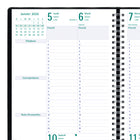 Blueline - 2026 Agenda Planifi-Action 5-jour hebdomadaire/mensuel 13 mois - 10-1/4 po x 7-5/8 po - Noir - Français-50 % de papier recyclé post-consommation