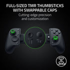 Razer - Kishi V3 Pro USB C Manette Gaming pour Android, iPhone, iPad Mini-Alimenté par le lanceur de jeux razer nexus: Découvrez des milliers de jeux sur iOS et Android. Lancez des jeux, personnalisez les commandes, enregistrez et partagez une session de jeu, et maintenez votre manette de jeu à jour grâce à une application gratuite* disponible en appuyant sur un bouton dédié. . * Razer Nexus n’applique pas de frais/ne requiert pas d’abonnement, mais certaines applications dans Razer Nexus le font/le requier