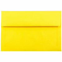 JAM Paper - Enveloppes d'invitation colorées A10 - 6 x 9,5 - jaune recyclé - Paquet de 50-Ces enveloppes sont parfaites pour envoyer des invitations, des cartes de voeux, des RSVP, des cartes de remerciement, des cadeaux d'anniversaire, des remises de diplômes, des vacances et plus encore