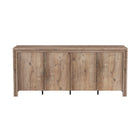 Manhattan Comfort - Buffet contemporain Corin 60" à 4 portes - Marron-Rangement spacieux à 4 portes – Conçu avec quatre portes d’armoire qui s’ouvrent sur de grands compartiments intérieurs, parfaits pour organiser les essentiels de salle à manger, les accessoires multimédias ou le désordre du quotidien