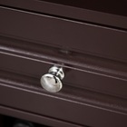 HOMCOM - Buffet 46 po avec casier à vin intégré et tiroir - espresso-Couleur : Espresso 