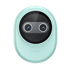 EMEET - Webcam Piko 4K à double objectif avec autofocus IA - Vert-Cache de confidentialité en forme d'animal : un design amusant qui ajoute une touche de fantaisie à votre vie privée.