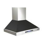 KUCHT KRH3015-K 30 po Hotte murale professionnelle - 900 CFM - Acier inoxydable/Noir-Hotte Pro‑Style de haute qualité en acier inoxydable 304, épaisseur 1,0 mm, qui rehaussera l’apparence de votre cuisine gastronomique
