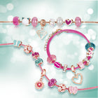 Make it Real - Bracelets à Breloques Halo : Envie de Rose-Créer leurs propres beaux bijoux aide les jeunes filles à développer des compétences motrices fines, visuelles et tactiles-sensorielles - tout en s'amusant et en s'exprimant!