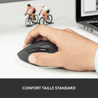 Logitech - Souris sans fil Triathlon M720 multi-dispositif - Noir-Connectivité Bluetooth