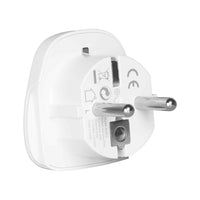 LOGiiX - Adaptateur de voyage Europe - Blanc-Adaptateur universel pour prises nord-américaines (Type-F)