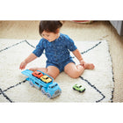 Green Toys - Transporteur de voitures - Bleu-Emballé avec des matériaux recyclés et recyclables et imprimé avec des encres de soja