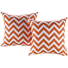 Modway - 2 pièces Terrasse extérieure Ensemble d’oreillers - Chevron-Coussin décoratif intérieur/extérieur