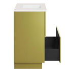 Modway - Quantum 36" Vanette de salle de bain - Or blanc-8