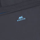 Rivacase - Regent Sacoche pour ordinateur portable 14 po, noir -Poignées confortables, bandoulière amovible réglable