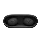 JBL - Vibe Buds 2 - Écouteurs sans fil avec réduction de bruit - Noir-Application My JBL Headphones: Utilisez l’application JBL Headphones pour sélectionner l’égalisation qui correspond à votre style, ou personnalisez la vôtre. Les invites vocales en plusieurs langues vous donnent des informations utiles, comme la faible charge de votre batterie. Ou détendez-vous et ressourcez-vous en mode Détente en choisissant l’un des cinq sons réconfortants, comme le doux bruit des vagues de l’océan ou le crépitement d’