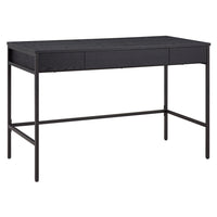 Hudson&Canal - Bureau Evans 48" - Noir-Un design moderne du milieu du siècle pour votre entrée, votre salon, votre bureau et plus encore