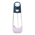 b.box - Bouteille Tritan - 600ml - Rose Indigo-Forme triangulaire unique, facile à saisir pour les enfants
