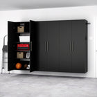 Prepac - Armoire accrochable HangUps de 108 po ensemble E - noir-Poids total du produit: 574.5 lb
