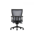 Kopplen - Chaise De Bureau Ergonomique Avec Support Lombaire - Gris-Base en nylon de 340 mm conforme à la norme BIFMA, supportant jusqu'à 1136 KG.