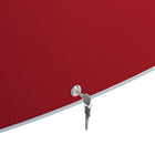 Danby - Réfrigérateur compact classique contemporain de 4,4 pi³ - Noir/Rouge métallisé-Intérieur noir