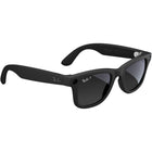 Meta - Lunettes Ray Ban Wayfarer Standard avec Meta AI - Polarisées Graphite - Noir Mat -32 Go de stockage flash (500+ photos, 100+ vidéos des années 30)