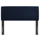 Modway - Tranquil Tête de lit complète/Queen, Bleu Minuit-Rembourrage en mousse dense