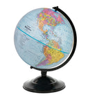 Replogle - Globe terrestre bleu océan 12 po avec métal noir et demi-méridien - Anglais-Cartographie à jour