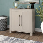 Hudson&Canal - Meuble d'appoint Chabot de 28 po de largeur - Blanc aulne-Dimensions du produit : 14" L x 28" l x 32" H