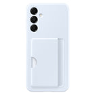 Samsung - Étui avec fente pour carte Galaxy A16, A16 5G - bleu-Accessoires sur mesure : les coques originales Samsung sont parfaitement adaptées aux smartphones Samsung et à leurs usages et peuvent ainsi allier protection, confort et design de manière idéale