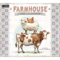Lang - 2026 Maison De Ferme Calendrier Mural Deluxe Mensuel - 30,5 cm l x 30,5 cm H - Anglais-12 images en couleur (janvier - décembre 2026)