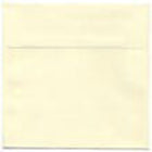 JAM Paper Enveloppes d'invitation carrées 7,5 x 7,5 po - Ivoire - paquet de 100-Enveloppe ivoire
