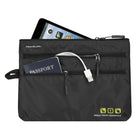 Travelon - World Travel Essentials organiseur de siège - Noir-Poche frontale zippée pour plus d'organisation