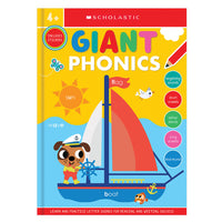 Scholastic - Cahier d’exercices géant - Les syllabes: Apprendre avec Scholastic-280 pages d’exercices adaptés à l’âge des enfants et visant à promouvoir l’apprentissage des syllabes.