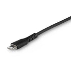 StarTech - câble USB-C noir durable de 3 pieds (1 m) vers Lightning-CERTIFIÉ APPLE MFI : Câble adaptateur USB-C vers Lightning pour une charge/synchronisation garantie rapide et fiable depuis le port de chargement USB-C pour appareils Lightning, y compris les iPhones Pro/Max/Mini/XR jusqu’à l’iPhone 14, iPad Air, iPad, iPad Mini