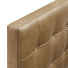 Modway - Lily Imitation cuir Tête de lit pleine grandeur, Grillé-Assemblée requise