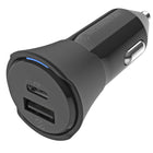 Scosche - Chargeur pour voiture PowerVolt PD32 double-port USB-C et USB-A - Noir-Les circuits intelligents communiquent avec vos appareils pour obtenir le taux de charge le plus sûr et le plus rapide