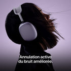 Apple - AirPods Max 2 (USB-C) - Minuit-La détection des conversations réduit le volume de ce que vous écoutez pour faciliter vos conversations et le mode Transparence laisse passer les sons ambiants quand vous voulez interagir avec le monde alentour