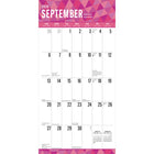 Plato - 2026 Grille Géante Gros Caractères Calendrier mural Suspendu Mensuel - 30,5 cm l x 61 cm H - Anglais-Grandes Pages de Jour Spacieuses - Tous les jours fériés les plus importants et les phases de la lune sont indiqués, avec beaucoup d'espace pour inscrire des notes et des rendez-vous